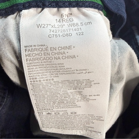 Levi’s 511 Boys Slim Fit Denim Stretch Jeans - Picture 4 of 7